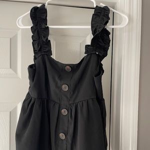 Staccato Black Summer Top Size Small